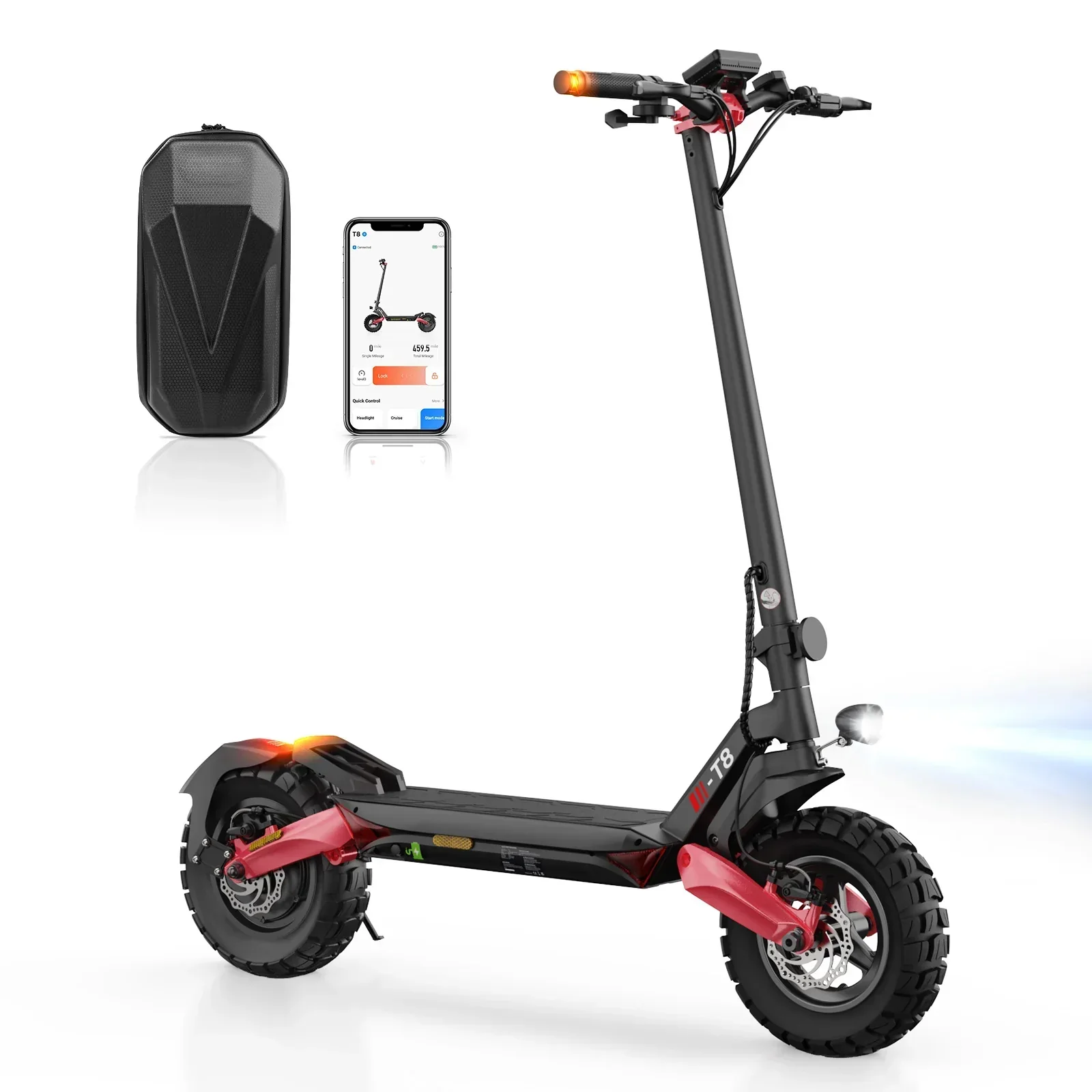 T8 Offroad-E-Scooter Mit Straenzulassung 1200W Motor 100KM Reichweite (ABE,eKFV)