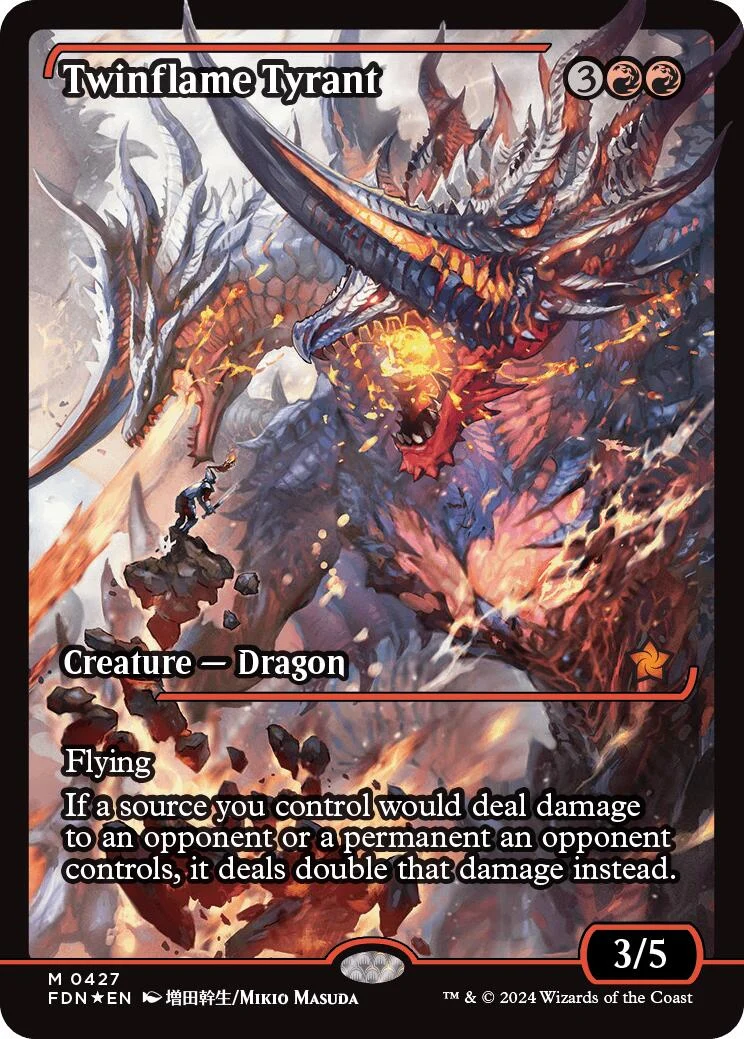 Twinflame Tyrant (Showcase) (427) (Foundations)