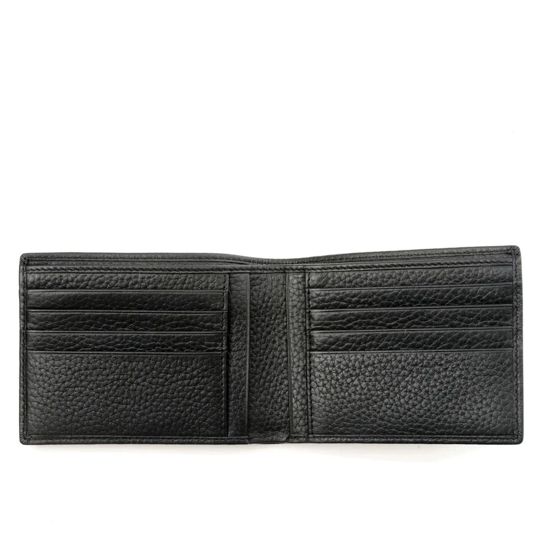 Portafoglio Spalding & Bros Full Grain 8cc nero 175033U900