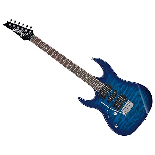 Ibanez GRX70QA TBB GIO Series   Chitarra elettrica   trasparente Burst blu   mancini : Strumenti Musicali