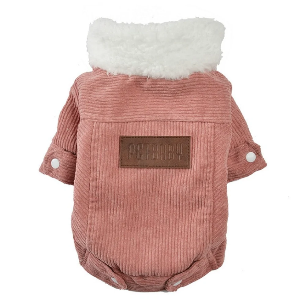 Warm Dog Coat Jacket for Small & Medium Dogs Soft Fleece Winter Clothes