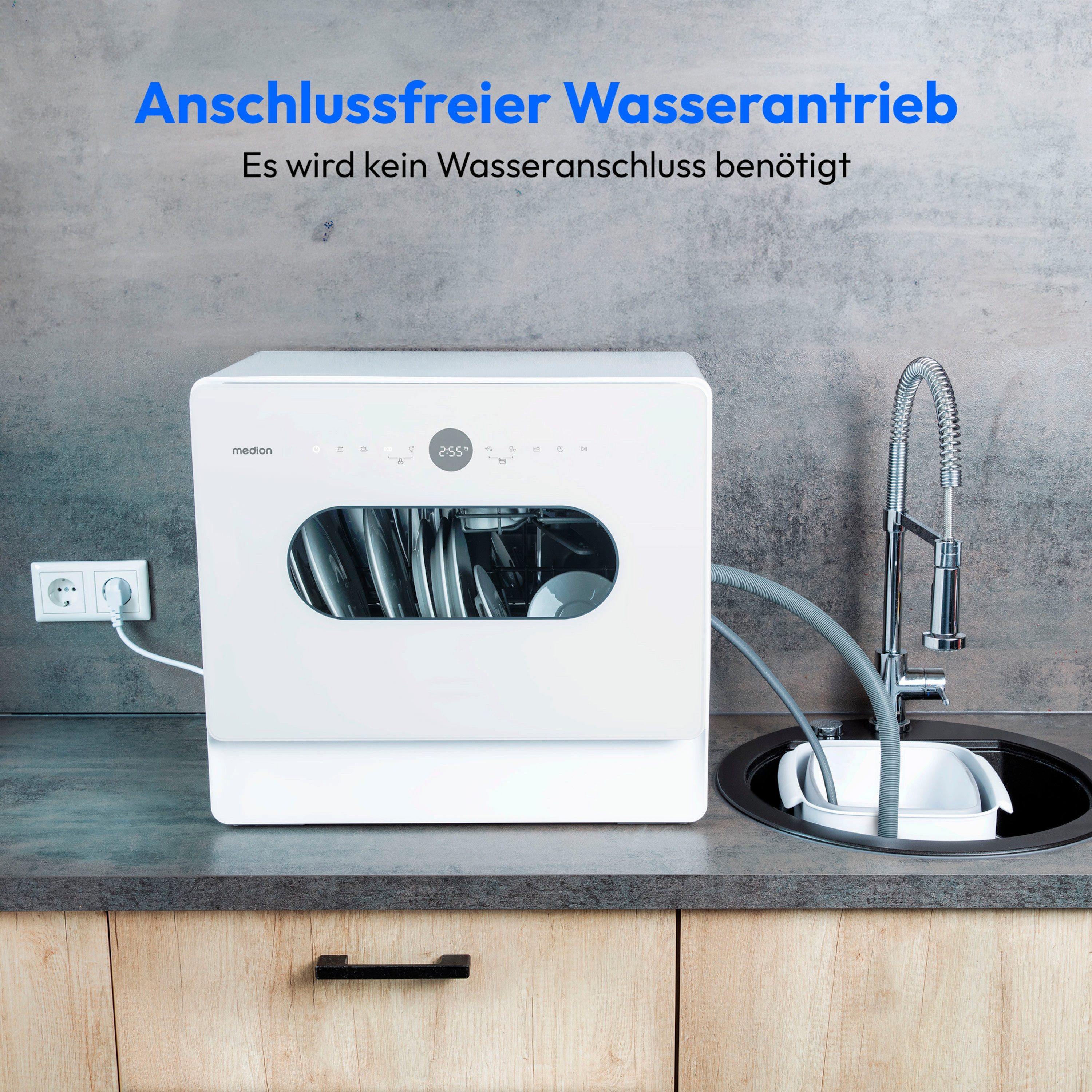 Tischgeschirrspüler LIFE DWT51 MD37766