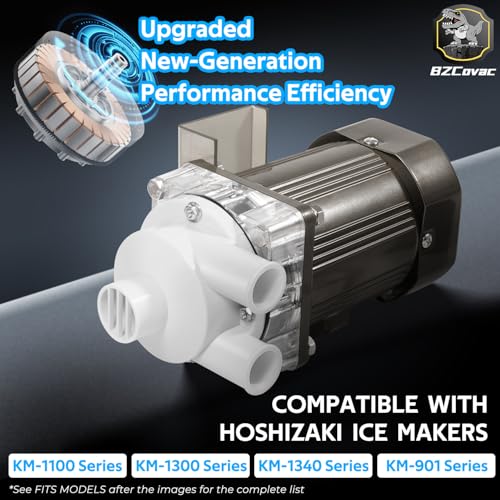 S 0731 Water Pump for Hoshizaki, Ice Machine Motor Assembly with Mounting Plate, 14 Inch Cable, and Factory Plug : Appliances