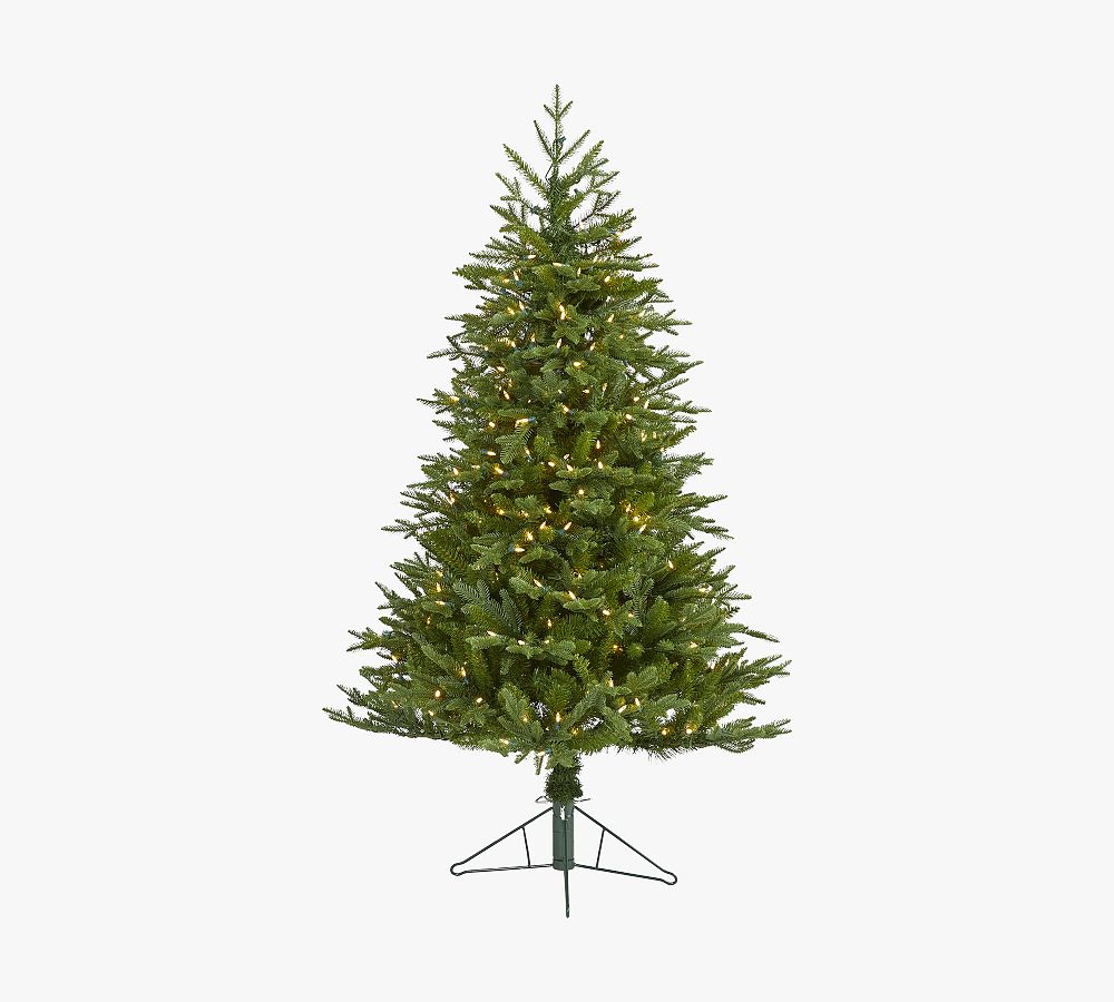Lit Cambridge Fir Faux Christmas Tree   tiaotiao