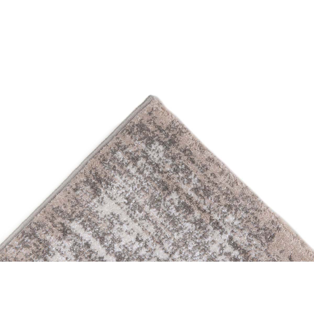 HOMCOM Teppich Kurzflor Beige 140 x 67 x 1 cm