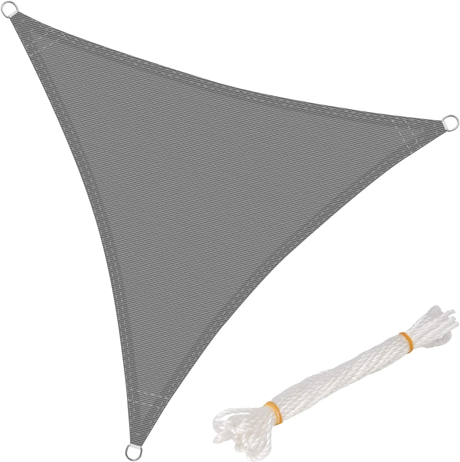 WOLTU Shade Sail 3 x 5 m HDPE 180 g/m2 Breathable Sail Shade Sail Rectangular Sun Protection Breathable Anti UV Garden Outdoor Beige