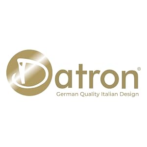 Il testo recita ?affron? German Quality Italian Design?. Il logo presenta un design stilizzato nei colori oro e nero.