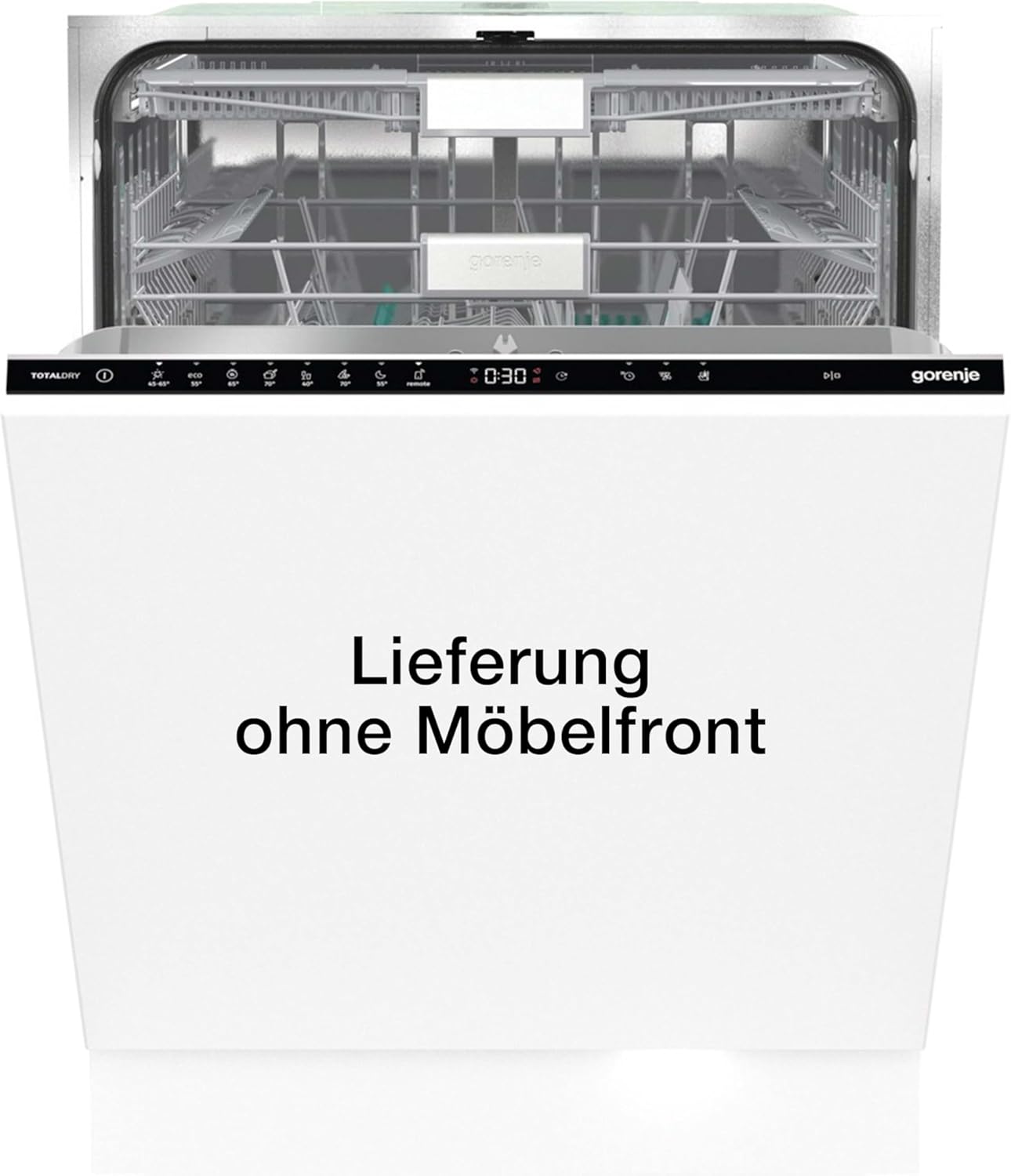 Gorenje GV663A66 Geschirrspüler/Einbaugerät FRONT NICHT ENTHALTEN/Made in EU/60 breite/16 Maßgedecke/8 Programme/TotalDry/Nachtprogramm/Status LED Licht/EEK: A-10%/Einbaumaße (HxBxT): 82 x 60 x 55,5cm