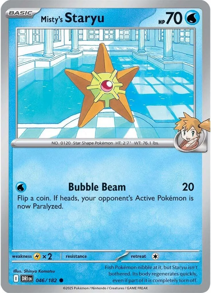 Misty's Staryu (046/182) (DRI)