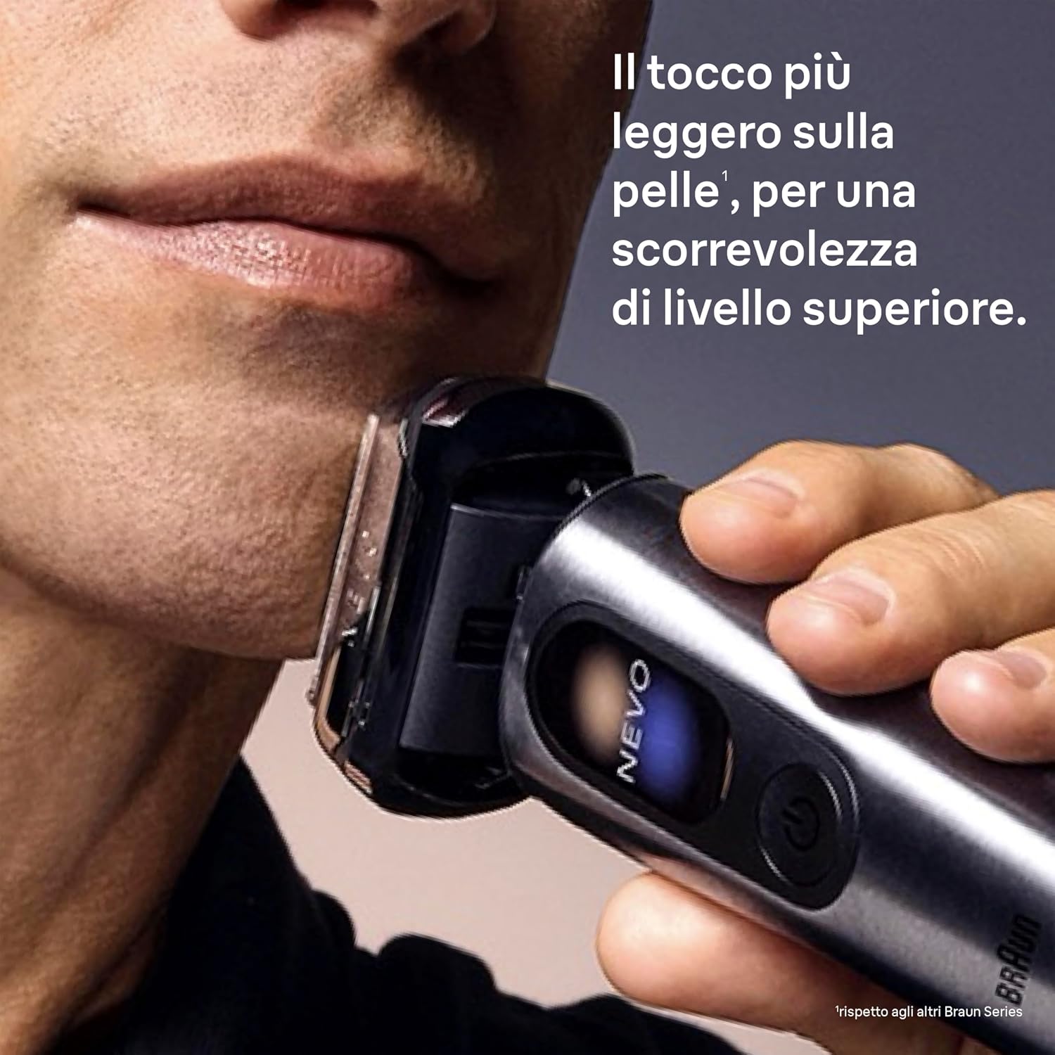 Braun NEVO Rasoio Elettrico Barba, Custodia Da Viaggio, NEVO15115C, Grafite