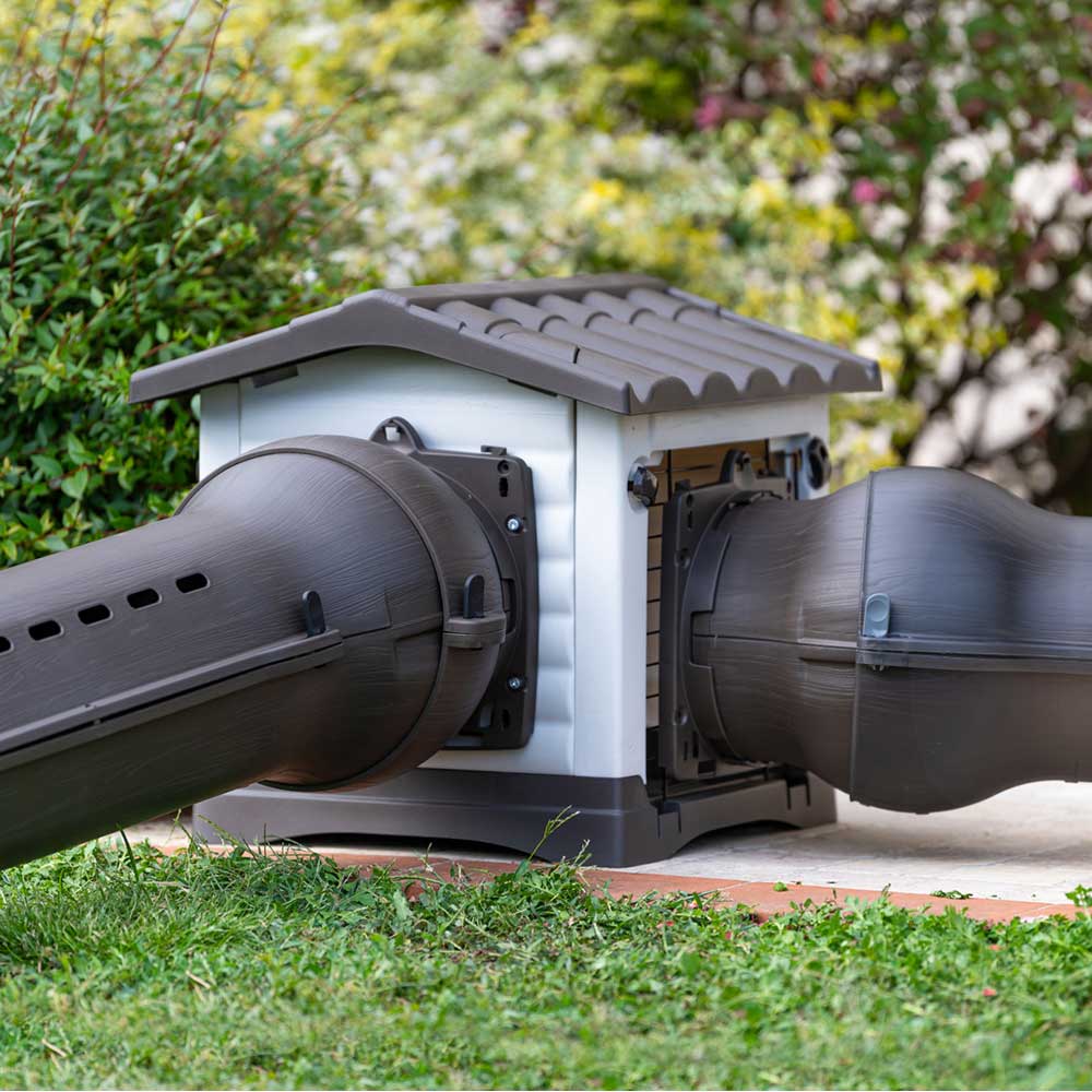 Casetta per Roditori Metrò Station – Facile da Montare, Ecosostenibile, Ideale per Percorsi Modulari
