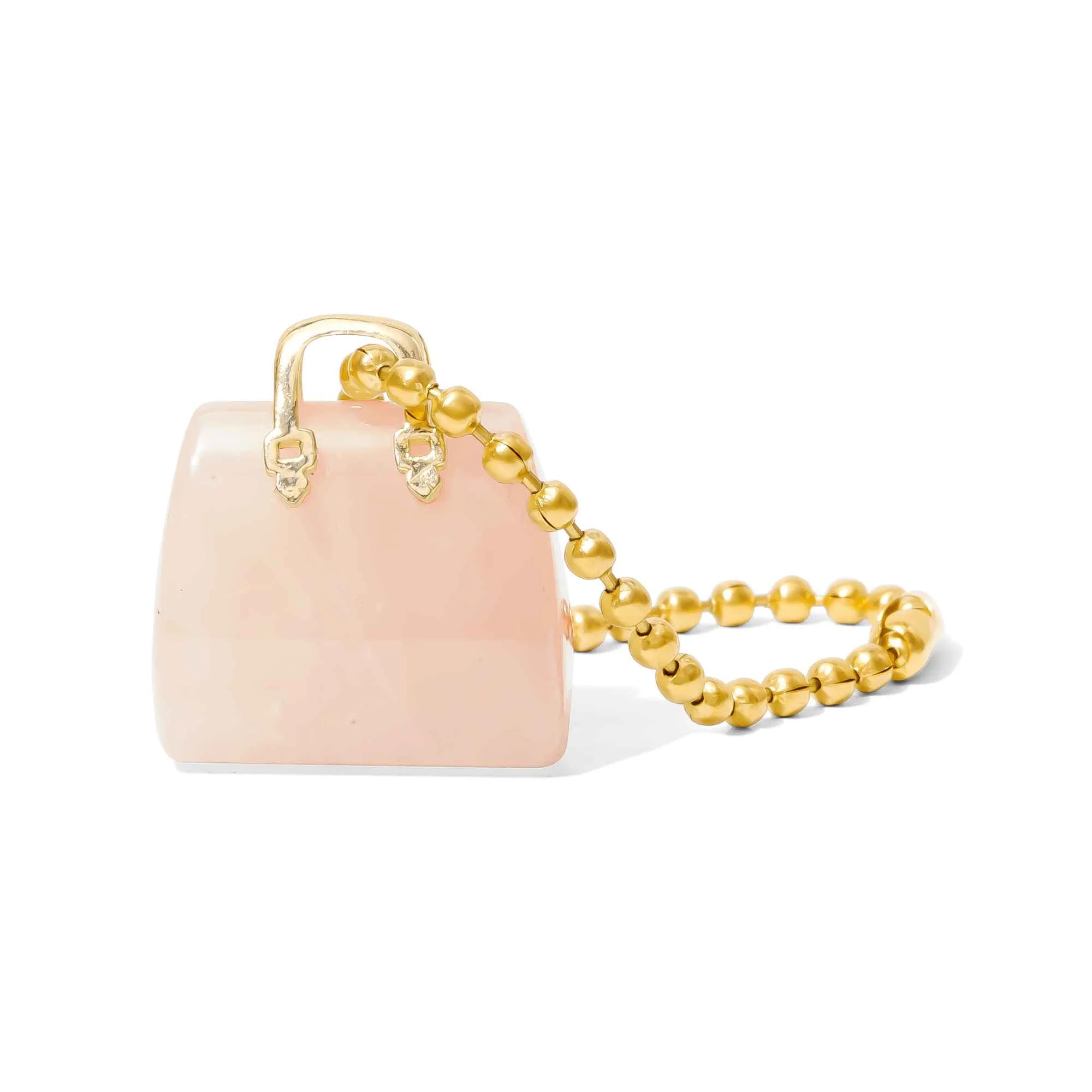 Rose Quartz Handbag Charm �C Love & Emotional Healing