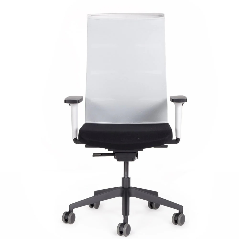 Sedia da ufficio ergonomica con schienale in rete lento Agilis Matrix MT12 EDIZIONE SPECIALE Pure Black