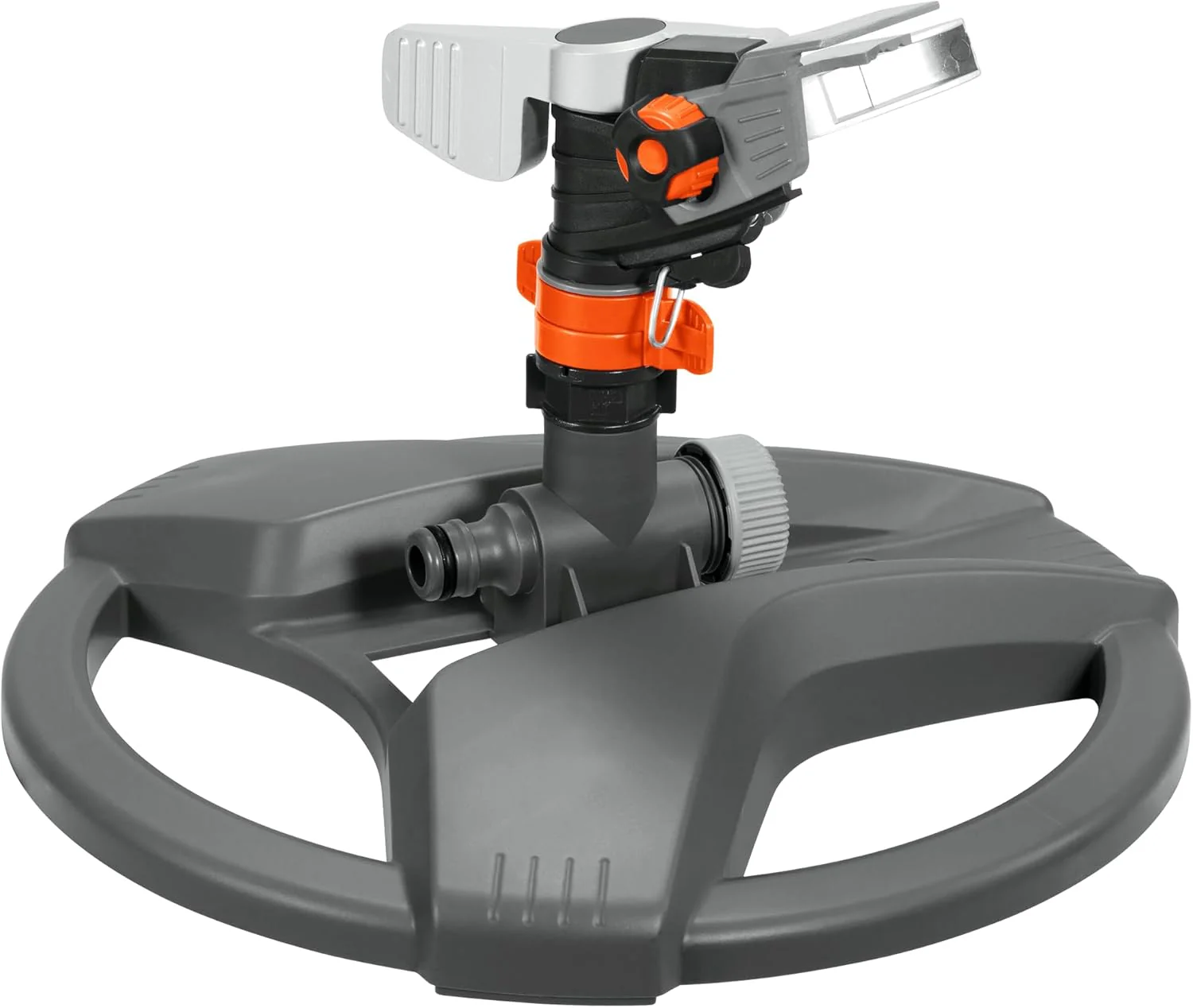 Gardena Comfort veelvlakssproeier AquaContour Automatic: vlakberegening voor de individuele besproeiing van bijna elke tuinomtrek, eenvoudig te programmeren, reikwijdte 2,5-10,5 m (8133-20)