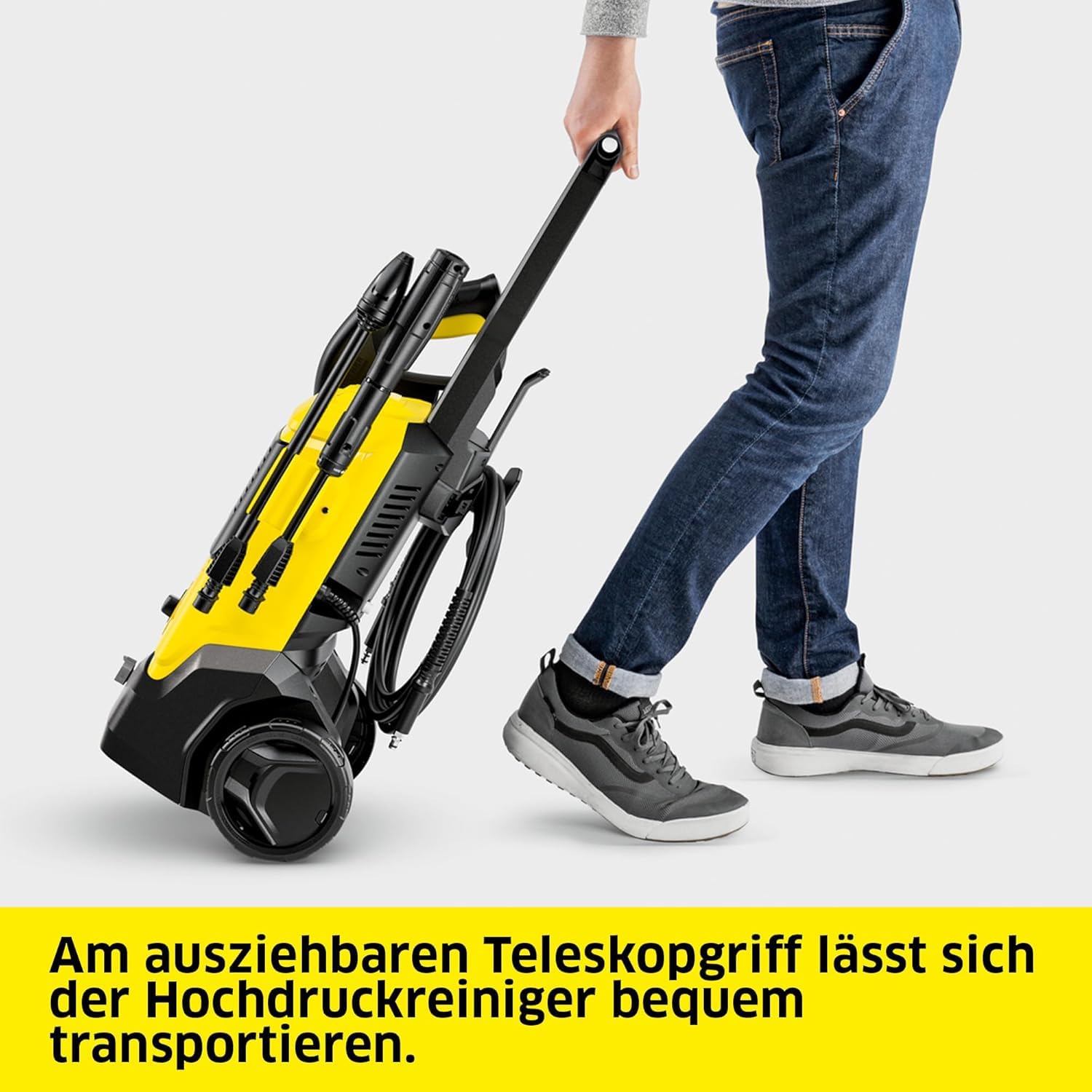 Hochdruckreiniger K 4 FJ Home mit 130 bar, 6 m Schlauch und Home Kit inkl. T 5 Flächenreiniger