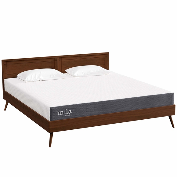 Materasso Emma 8 pollici King – Bianco, confortevole e traspirante