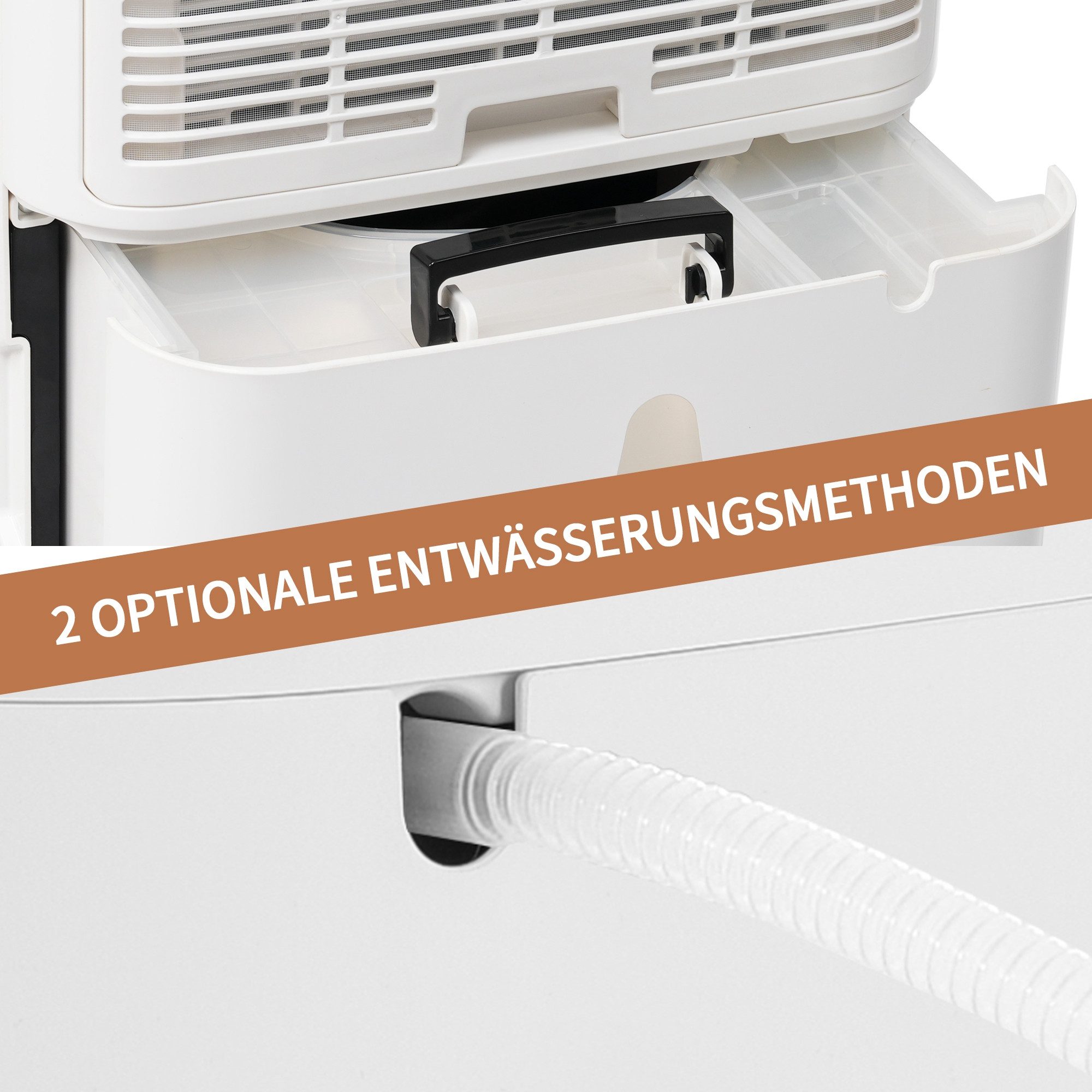 Luftbefeuchter 25L/Tag Luftentfeuchter für 26, 3in1, Luftreiniger & Wäschetrockner
