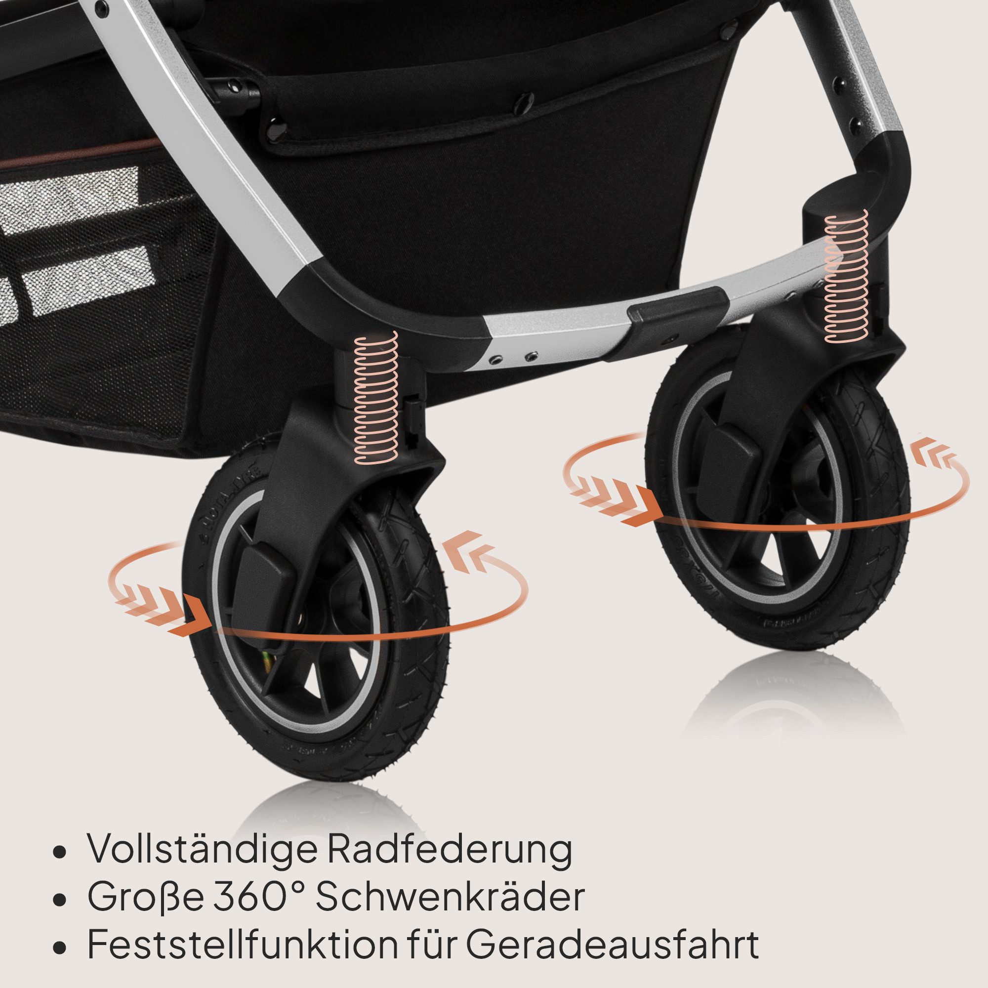 Kombi-Kinderwagen Amber 2in1