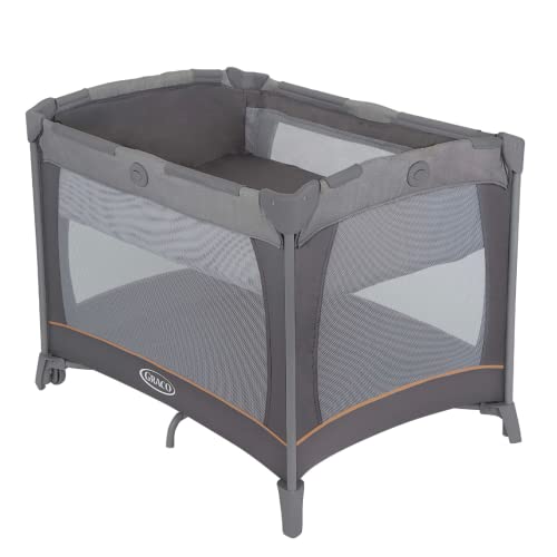 Graco Contour   Lettino da viaggio con culla leggera, pieghevole e compatta, adatta dalla nascita fino a circa 3 anni, Pebble Fashion : Amazon.it: Fai da te