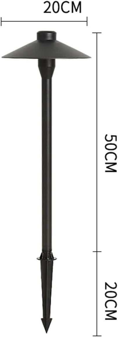 LED-Rasenlichter für den Außenbereich, modern, wasserdicht, Aluminium, IP54, Landschaftsbeleuchtung für Gärten, Villen und Innenhöfe, perfekt als Wohnzimmerdekoration