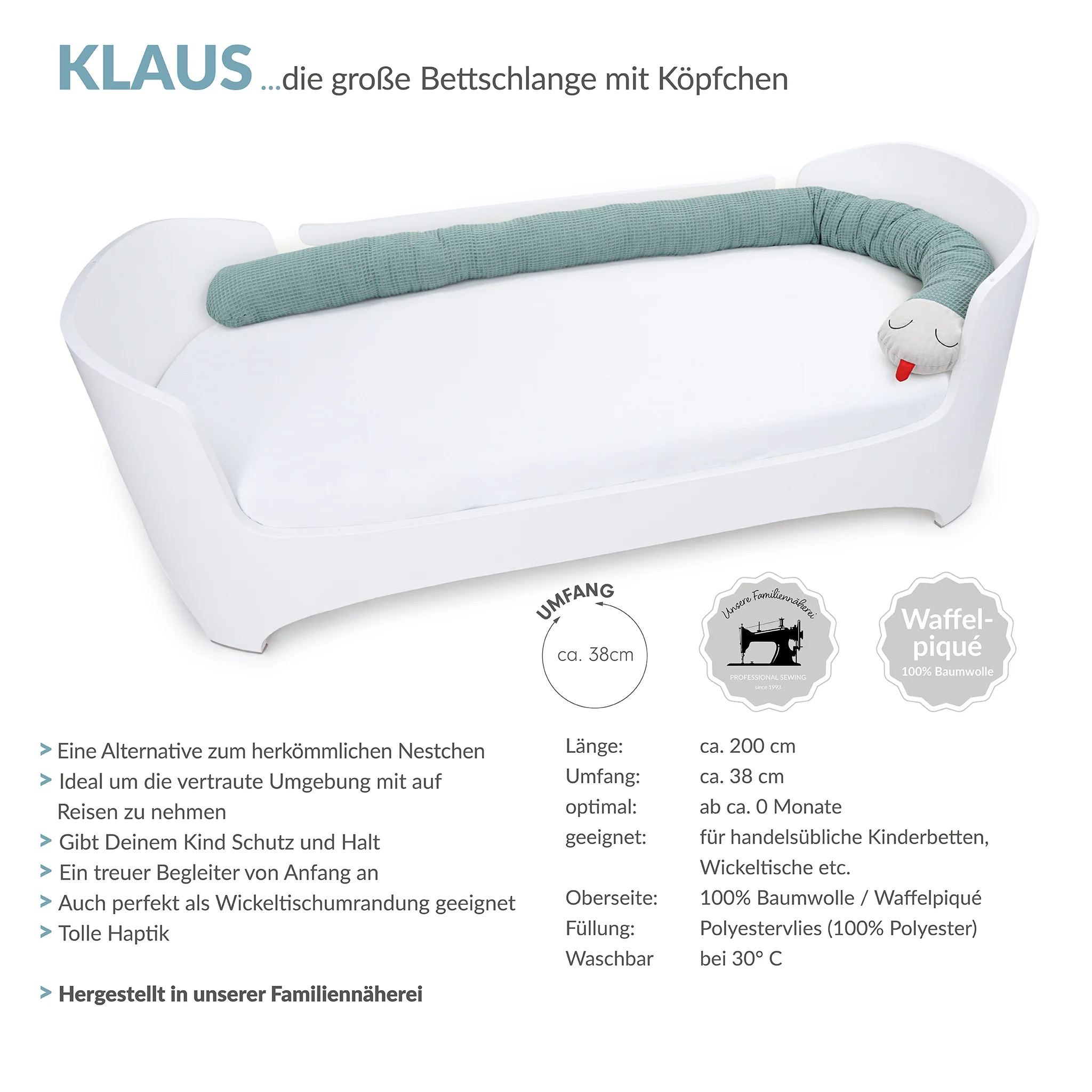 KLAUS Bettschlange
