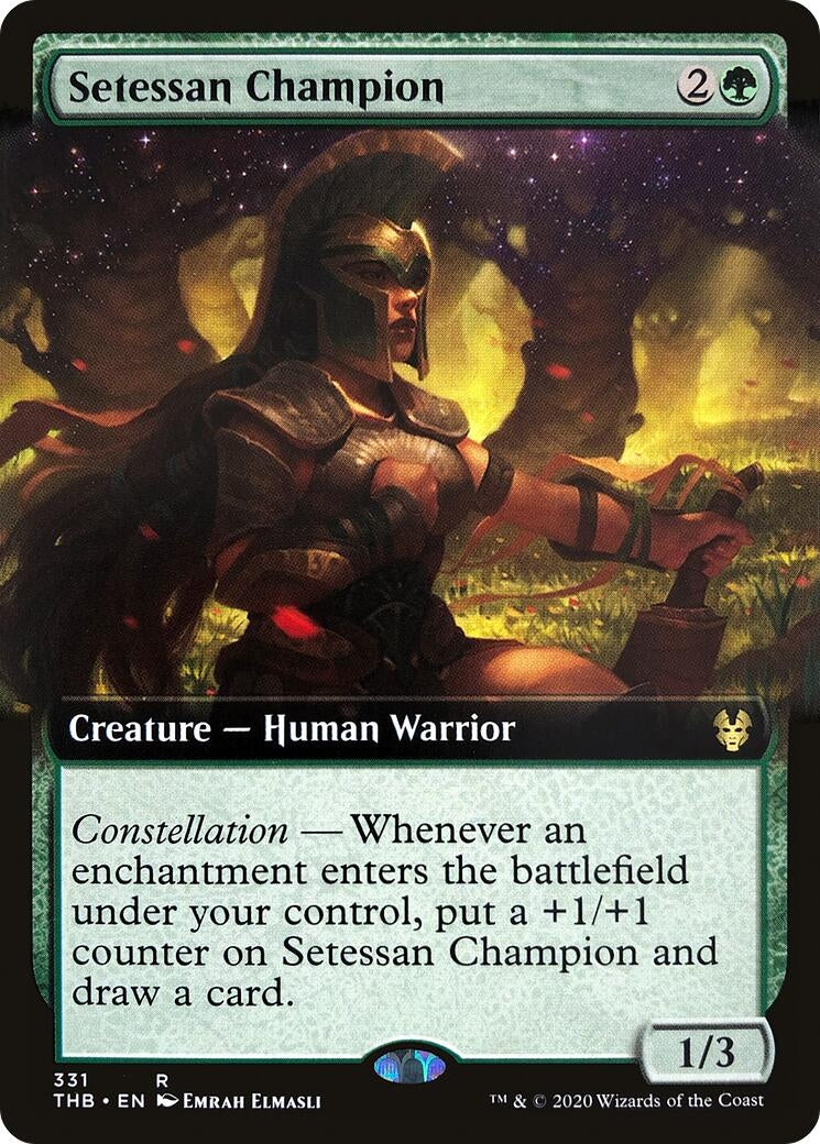 Setessan Champion (Extended Art) (331) (Theros Beyond Death)