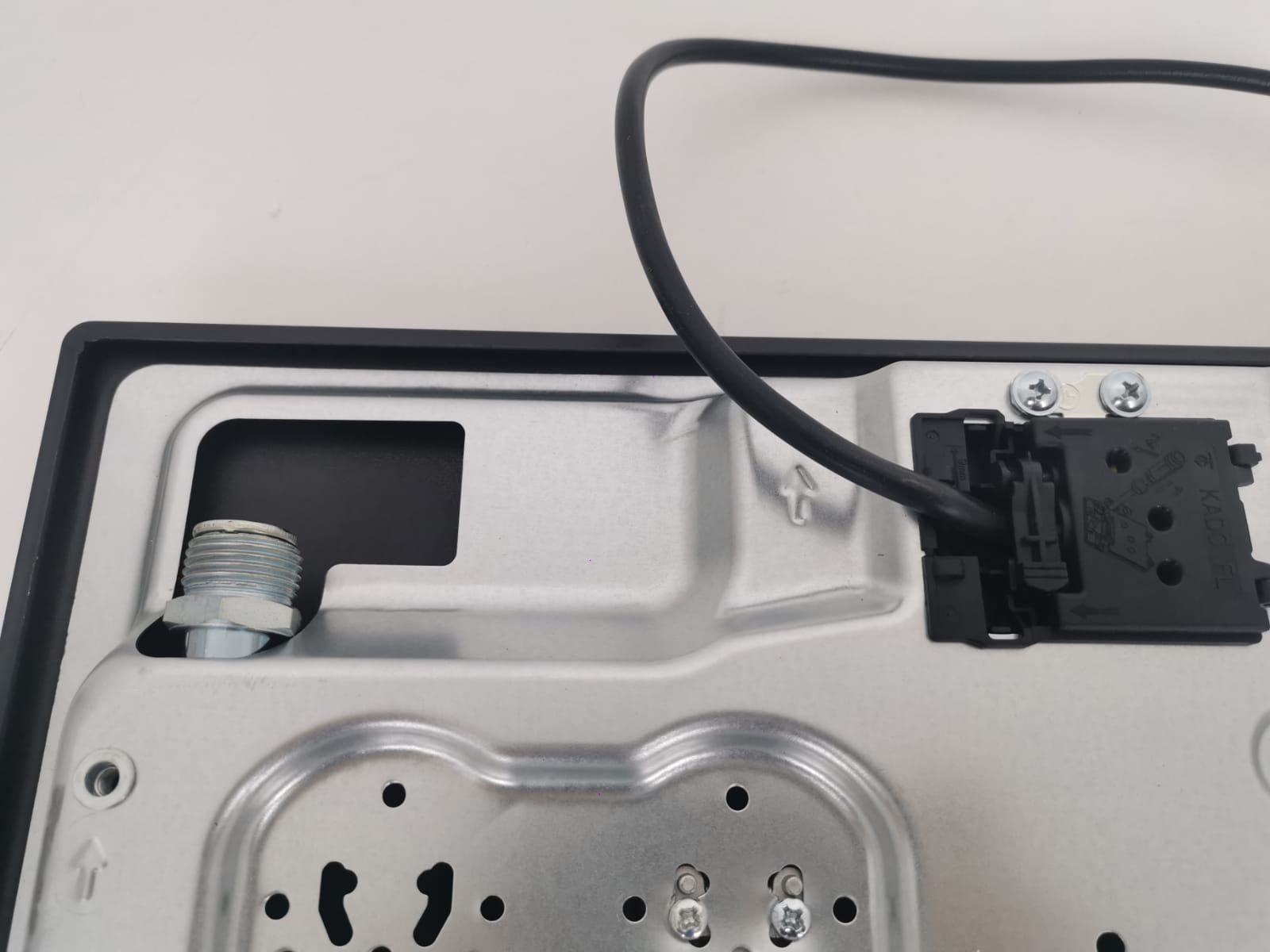 Gas-Kochfeld mit Gusseisen Topfträger, elektrische Zündung und Zündsicherung, 60cm breit, autark, 4 flammig, Sabaf-Brenner GAG60INB