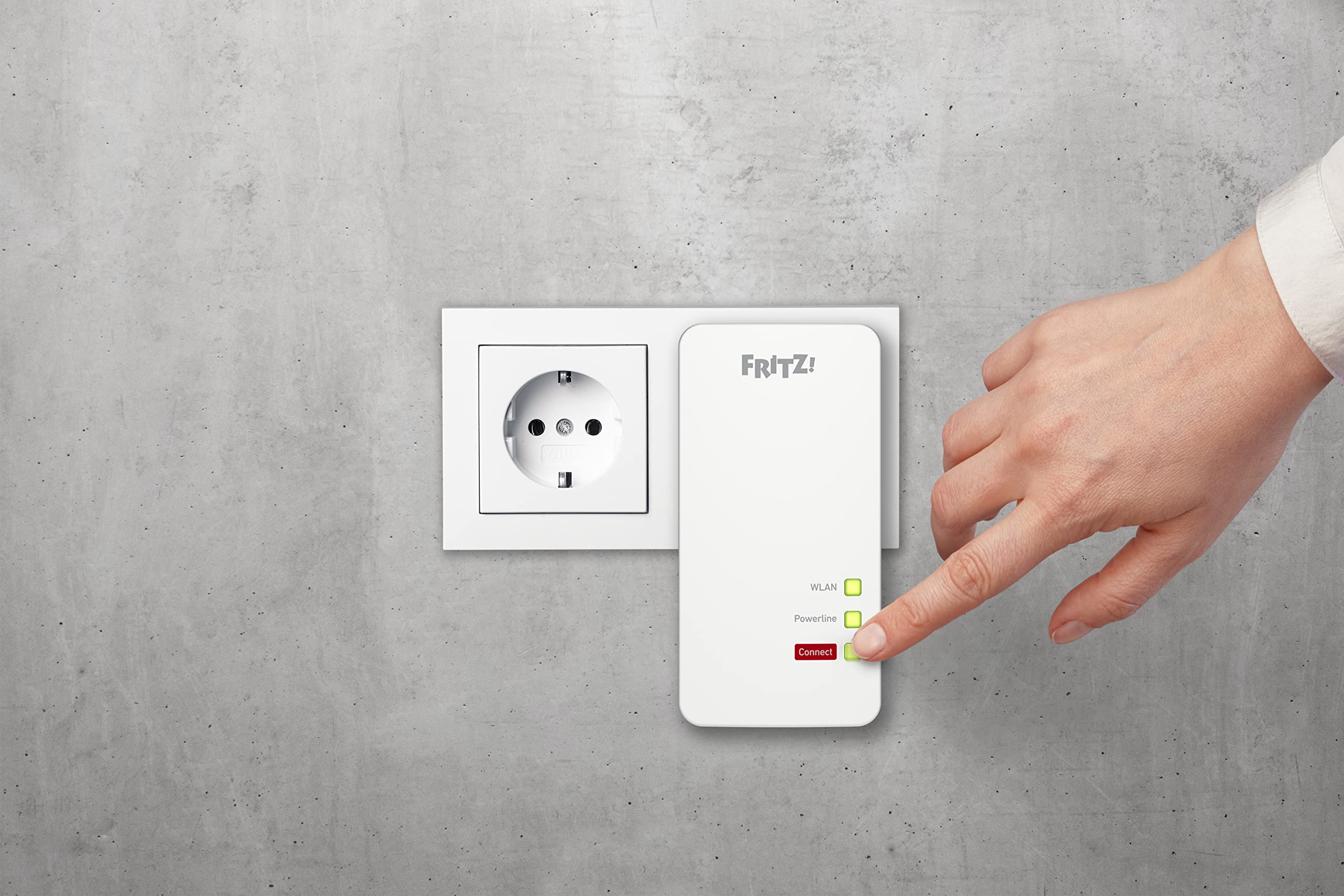 FRITZ Powerline 1260 WLAN Set mit Mesh und WiFi 5 bis zu 1,2 GBit/s ideal für ein stabiles Heimnetz