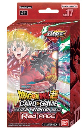 Dragon Ball Super Card Game Zenkai -RED RAGE-  (RED) SD-17