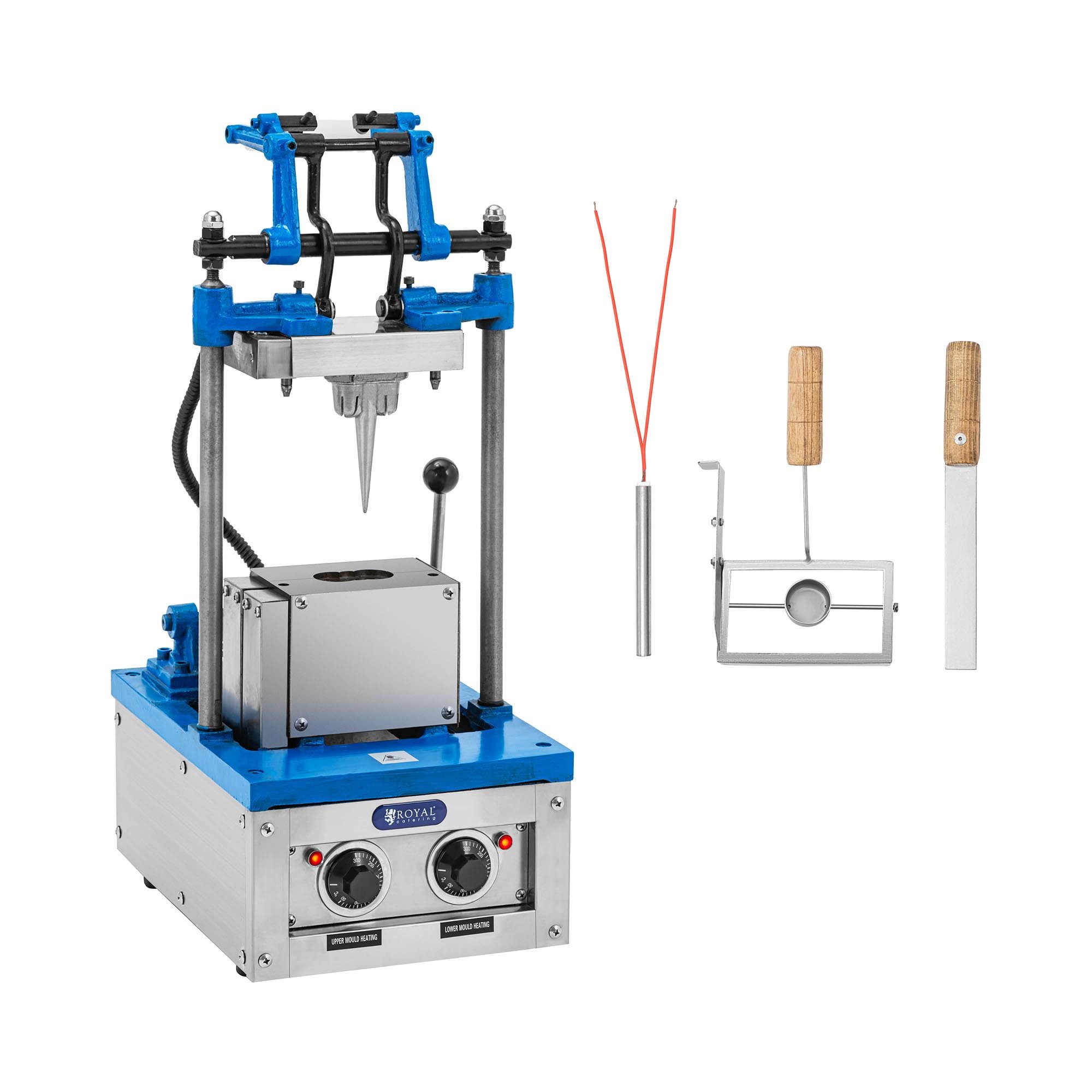 Waffeleisen Waffeleisen für Eiswaffeln 50 - 60 Waffeln/h 74 x 124 mm 2100 W