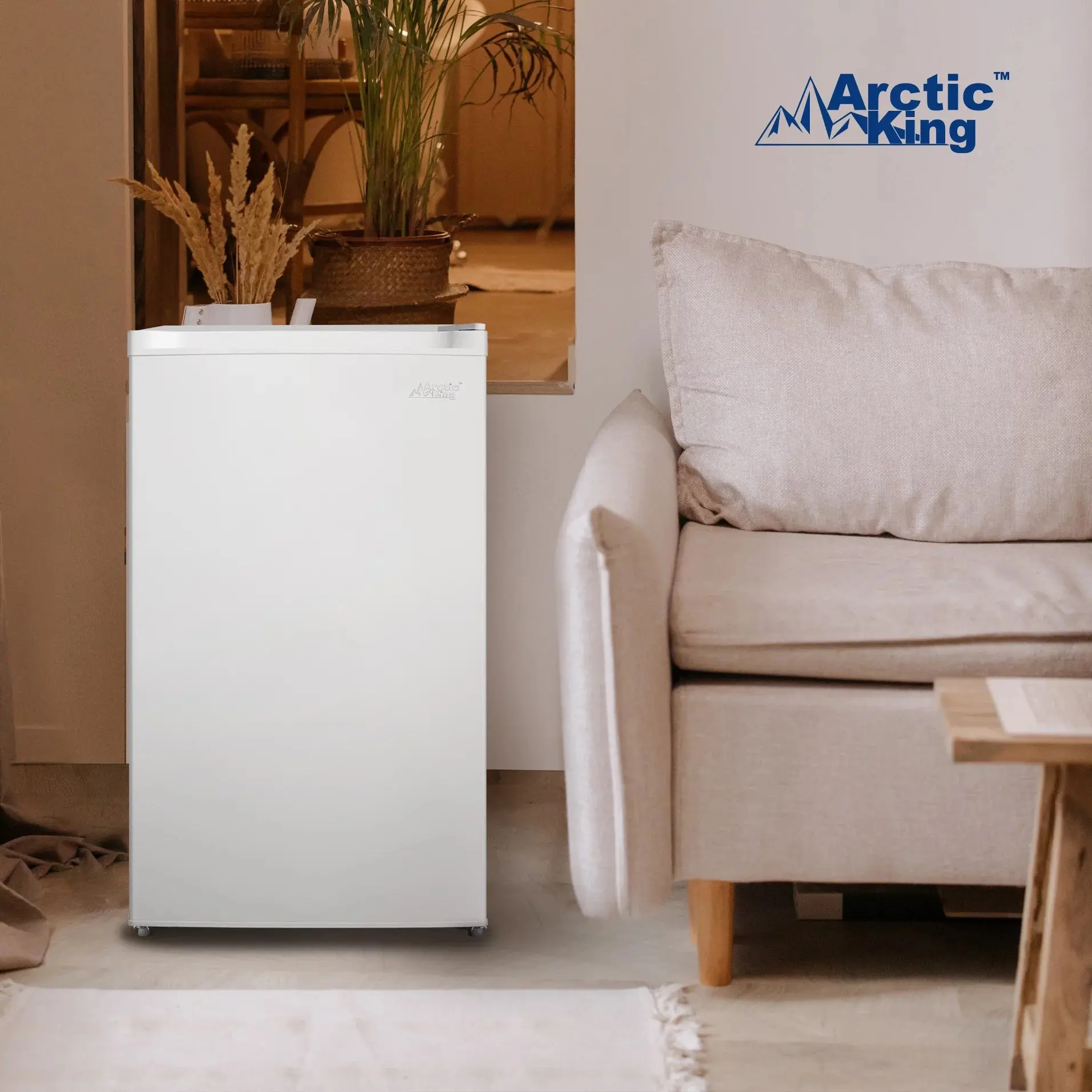 Arctic King 3.0 Cu. Ft. Staande Vriezer met Roestvrijstalen Deur, E-Star