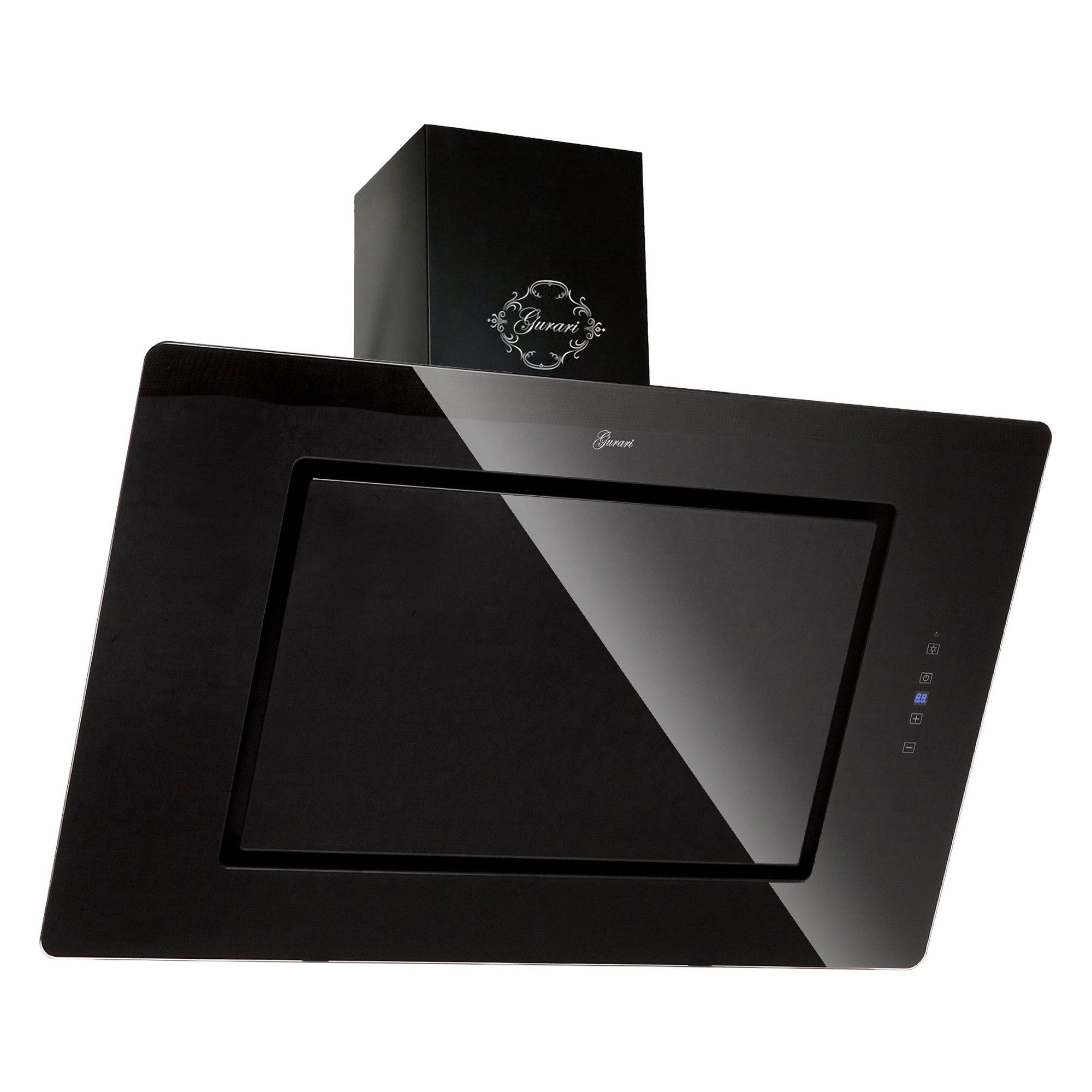 Wandhaube GCH 155 PRIME N Dunstabzugshaube Schwarz Glas,1000m³/h,Touch Control