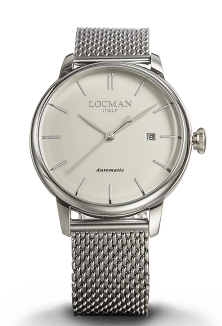 Locman 1960 automatico avorio maglia milano 0255A05A-00AVNKB0