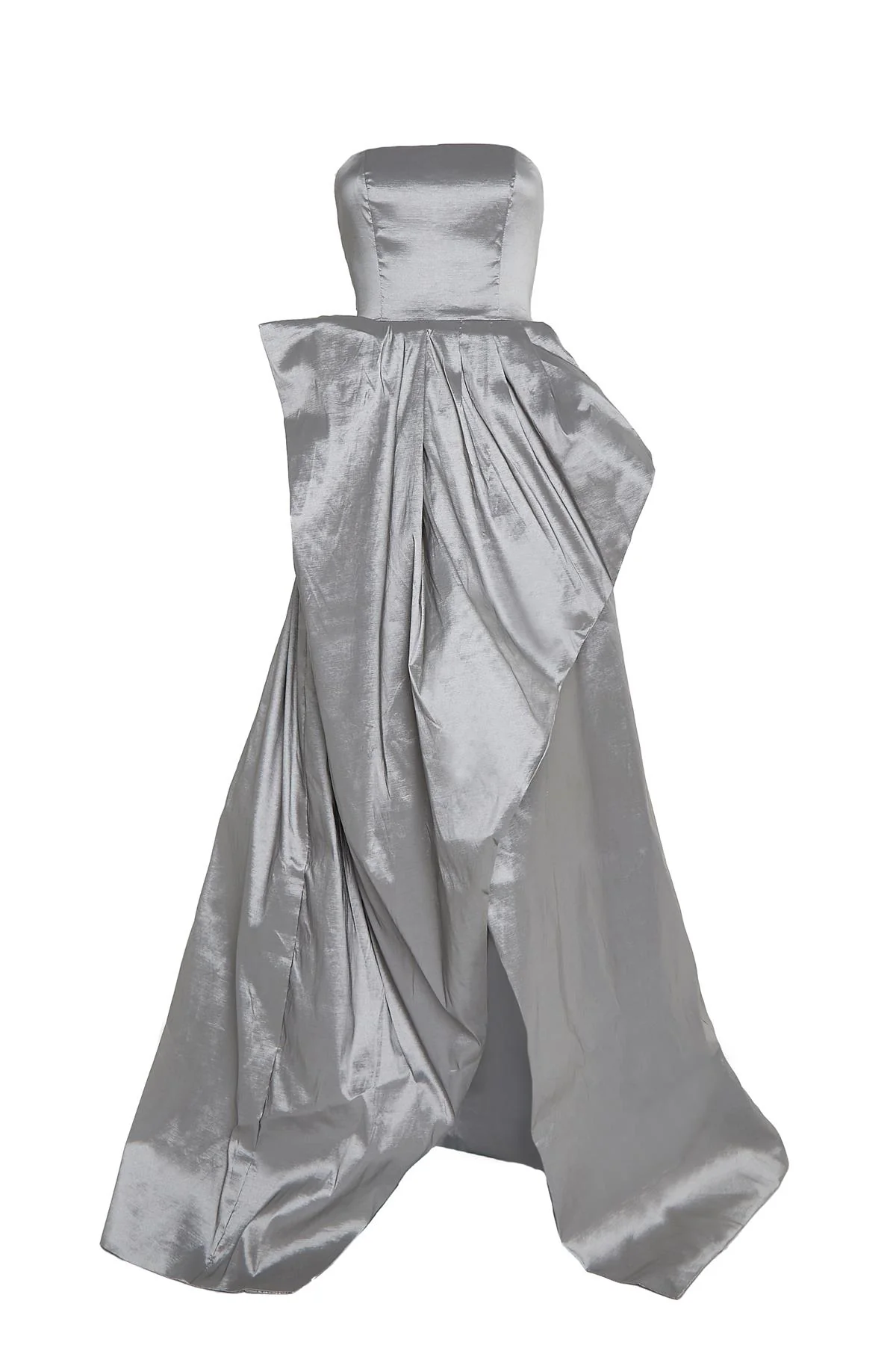 Emma Silver Hi-Low Hem Maxi