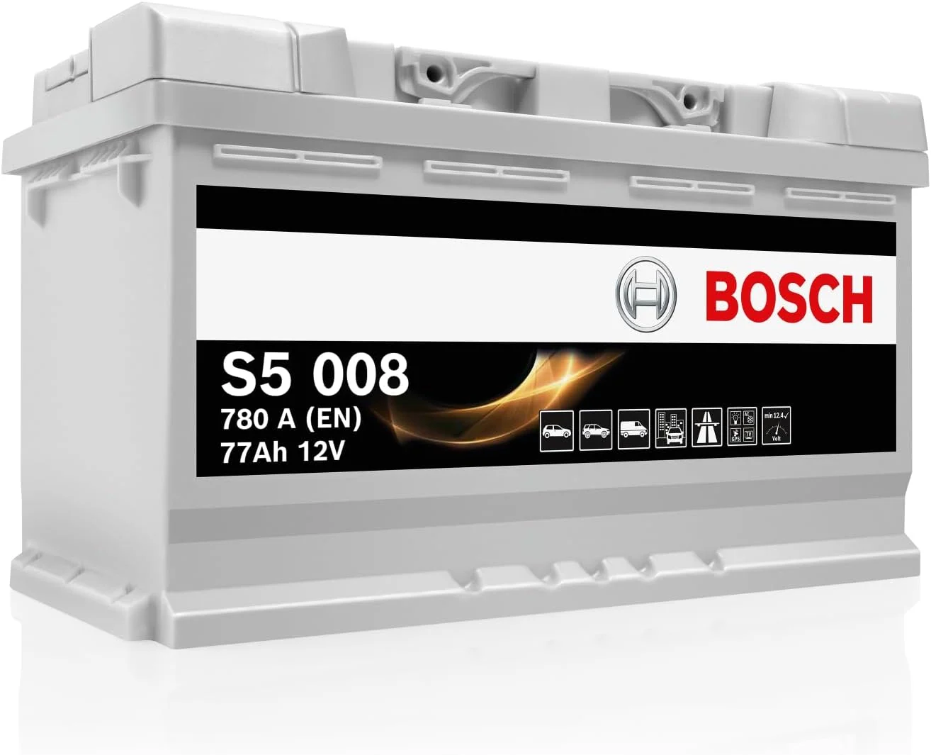 BOSCH 0 092 S50 080 S5 008 Autobaterie/Starterbatterie 77Ah 12V 780A DIN/ISO L3