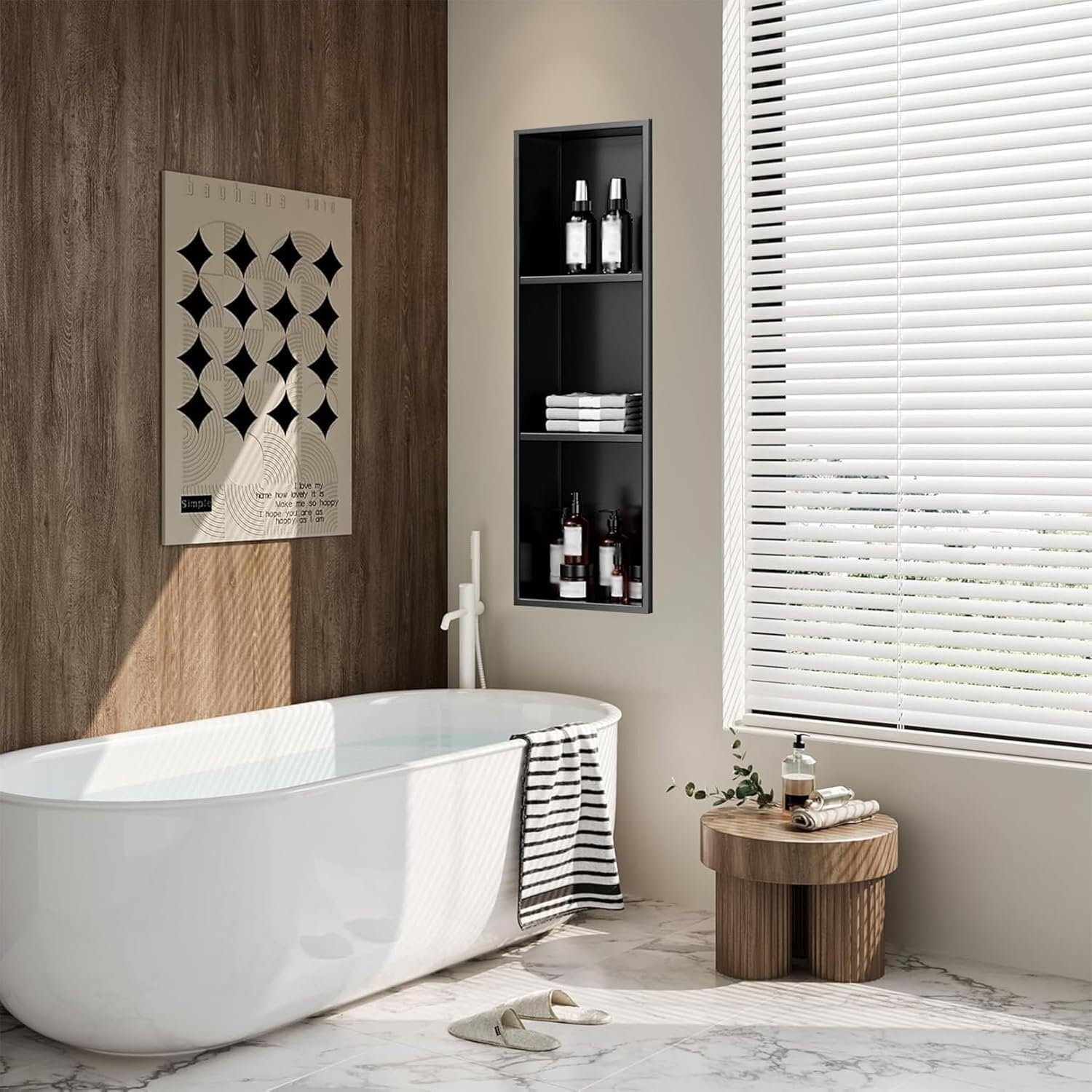 Slim LED Einbauleuchte Edelstahl matt schwarz - 70x28cm Modernes Design für Zuhause Bad oder Küche Beleuchtung Energieeffizient & Stilvoll Akzent