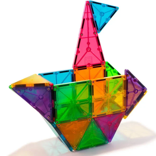 Magna Tiles   Clear Colors 37 Piece Set