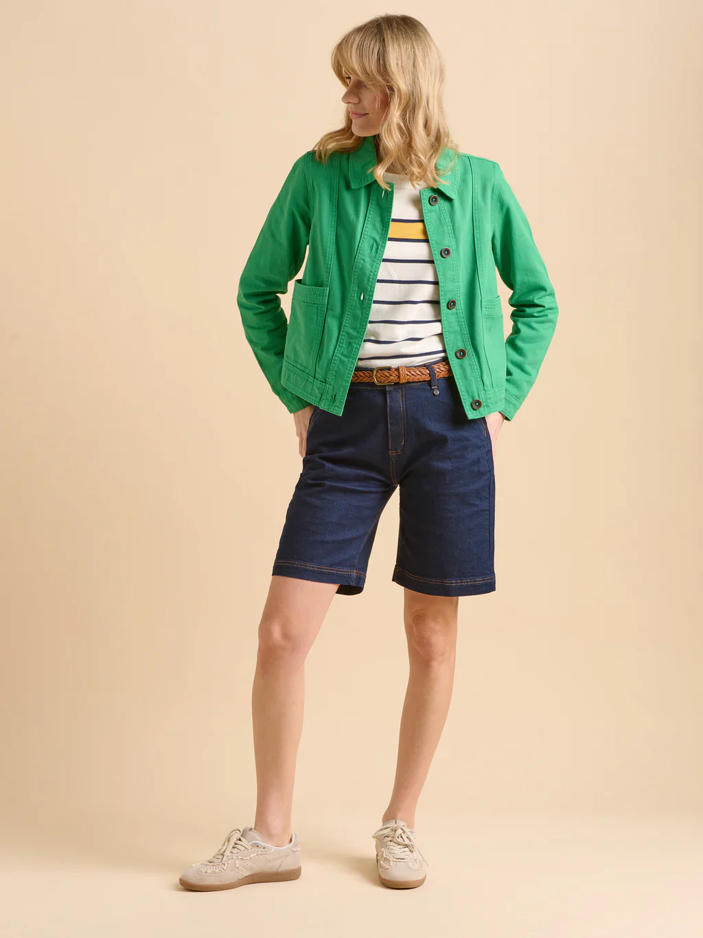 Brakeburn Boxy Green Jacket