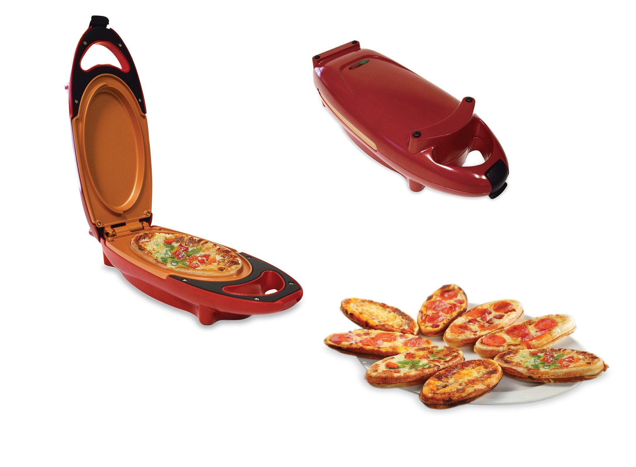 Einzelkochplatte Mini-Kochplatte Red Copper Grillen, Braten, Backen 800W RCE001