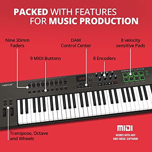Nektar Impact LX61  Controller MIDI : Strumenti Musicali