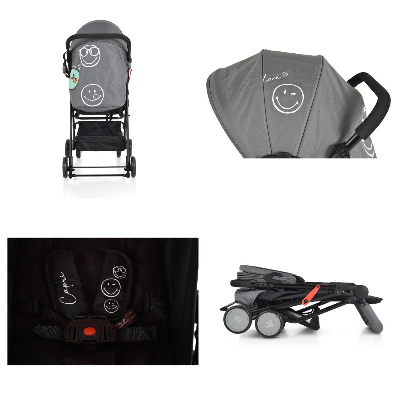 Kinder-Buggy Kinderwagen, Capri klappbar