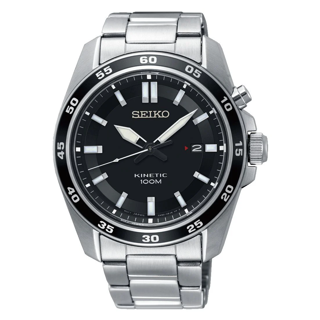 Seiko Sport SKA785P1 orologio Kinetic nero