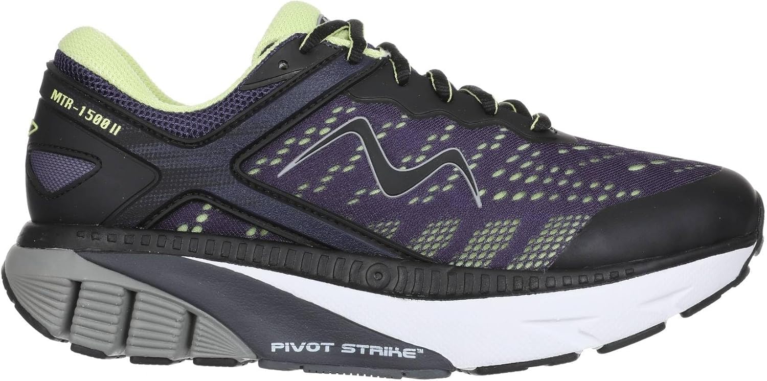 MBT MTR-1500 II LACE UP Herren Sportschuhe. Anatomische und Bequeme Laufschuhe. Physiologisches Schuhwerk für Komfort und Stabilität mit gebogener Sohle. Lauf-Sneakers
