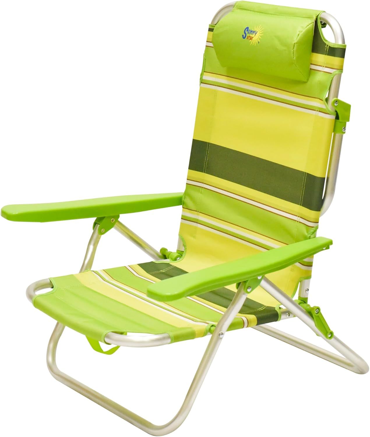 SUNNY STAR SPIAGGINA MARE PARIGI 53x62x77cm STRUTTURA IN ALLUMINIO BLU