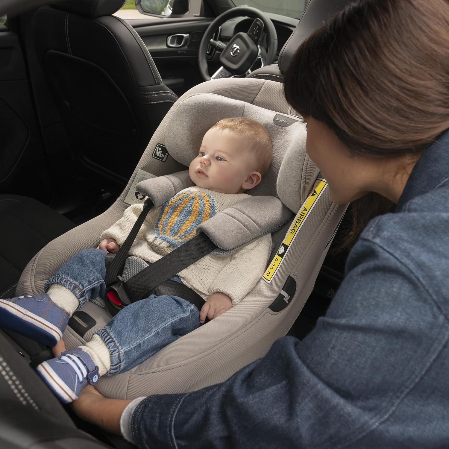 Seggiolino auto Darwin successivo stage I-Size gr. 0+/1 - Pietra grigia