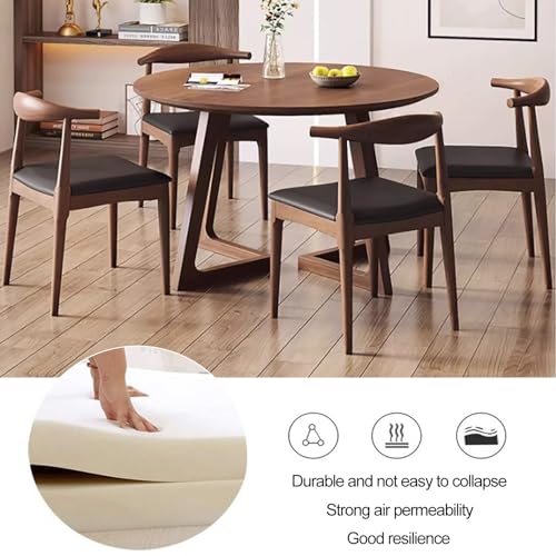 YHKJLYH Set Tavolo e sedie da Bar per la Colazione da Cucina, sedie a Sdraio Moderne con Seduta Imbottita in PU e Tavolo da Cucina da 90 cm, Tavolo da Pranzo e sedie Set da 4, per Sala da Pranzo uff : Casa e cucina