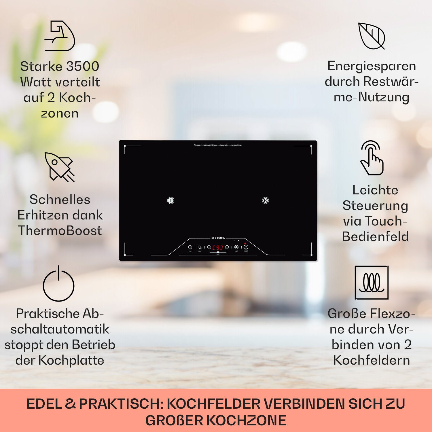 Induktions-Kochfeld Deejay