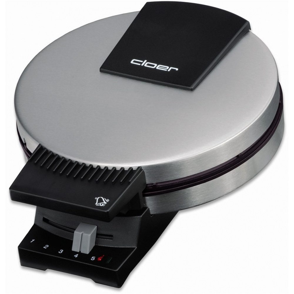 Waffeleisen Cloer 189 Waffelautomat edelstahl matt für Waffeln.