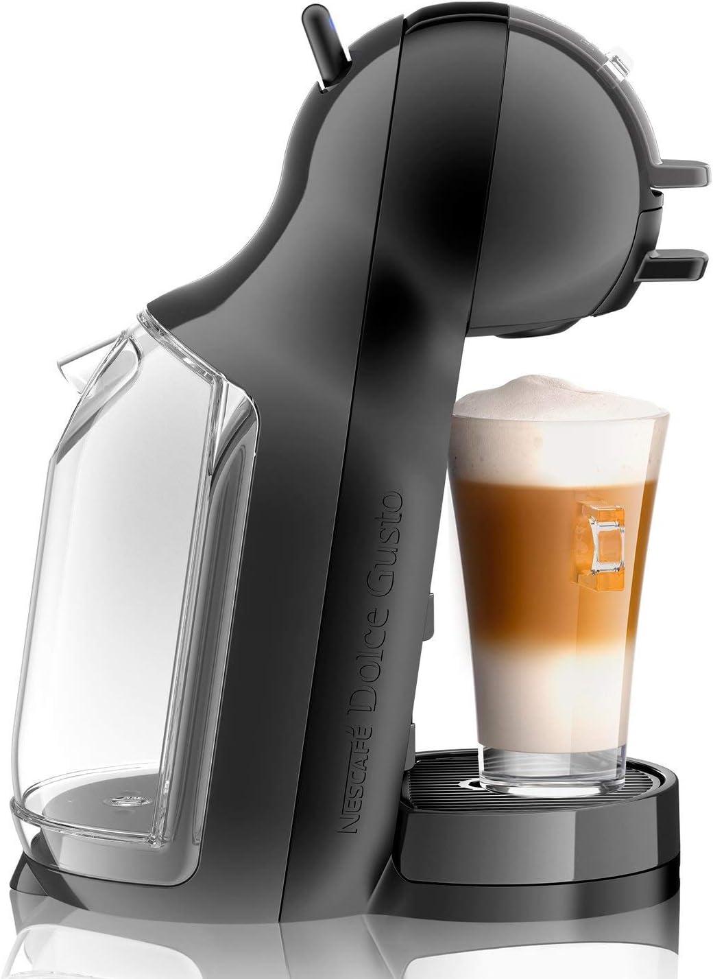 NESCAF DOLCE GUSTO MINI ME by KRUPS arctic-grey/ schwarz automatische Kaffeekapselmaschine