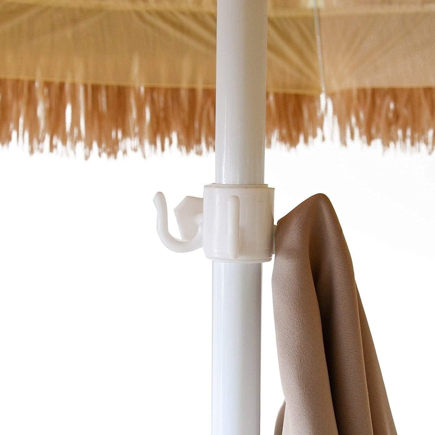 Hawaiischer Strohschirm für den Außenbereich, Strandschirm, Terrasse, Gartenschirm, Sonnenschutz, neigbar, mit Lenkung, Grasrock, Sonnenschirm, Sonnenschutz, Terrassen-Sonnenschutz, UV good